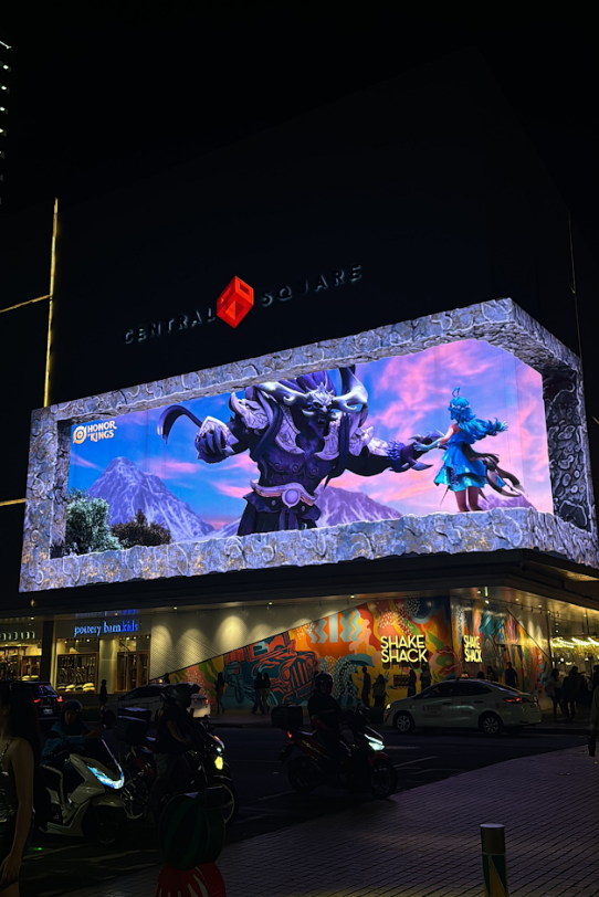 HOK 3D Billboard BGC Nighttime
